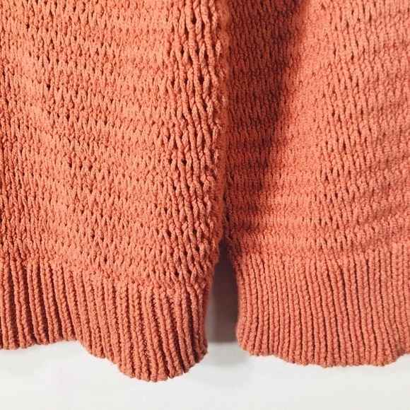 MADEWELL xxs pullover peach sweater - Picture 4 of 8
